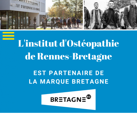 L’Institut d’Ostéopathie de Rennes, partenaire de la marque Bretagne, devient l’Institut d’Ostéopathique de Rennes-Bretagne