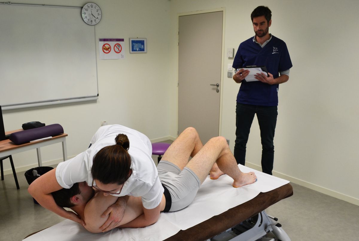 séance d'ostéopathie 