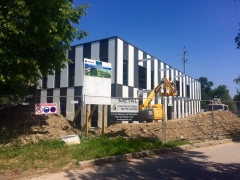 Construction du nouveau bâtiment