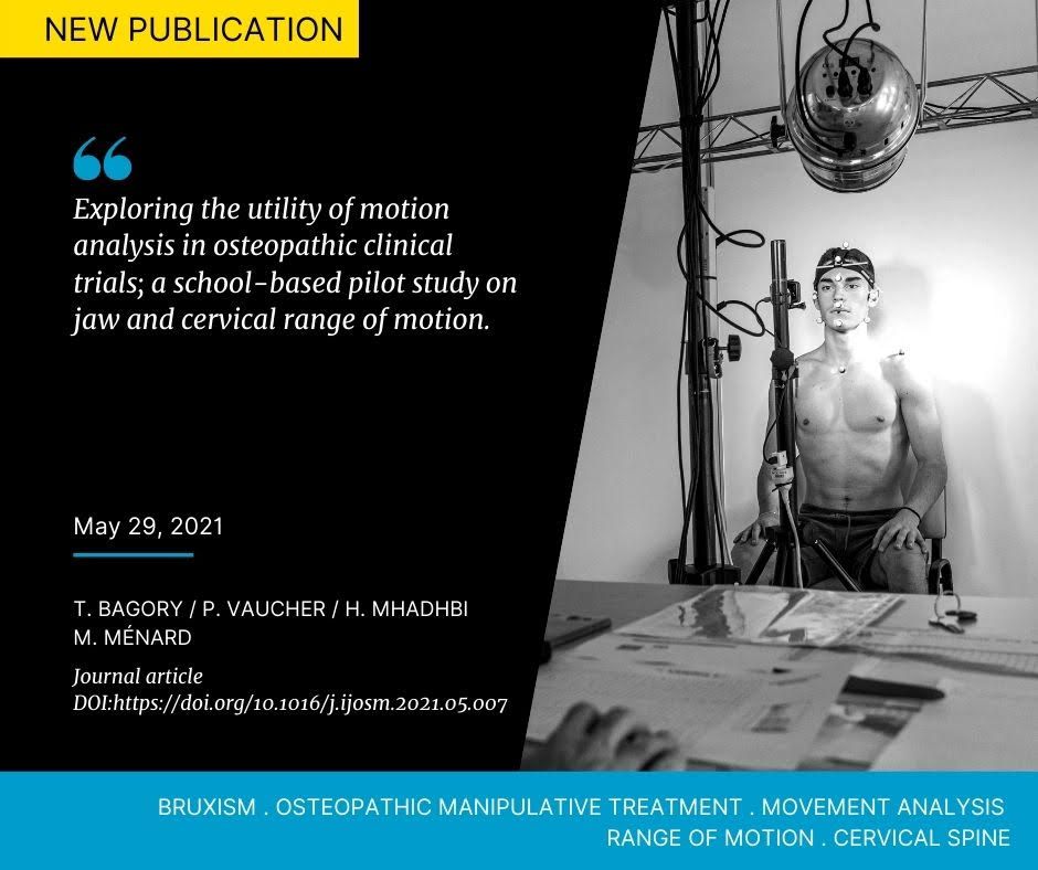 Exploring the Utility of Motion Analysis in Osteopathic Clinical Trials; a School-Based Pilot Study on Jaw and Cervical Range of Motion