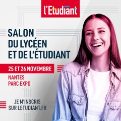 Salon de l'Etudiant à Nantes les 25 et 26 novembre: Venez nous rencontrer !