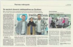 Ouest-France parle de l'IO-RB