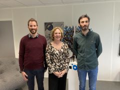 Thomas Gautier (directeur de l'IEOQ - école canadienne) en visite à l'IO-RB