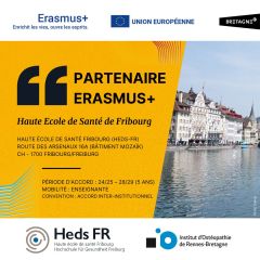 Recherche & Enseignement : La Haute école de santé Fribourg , partenaire Erasmus+