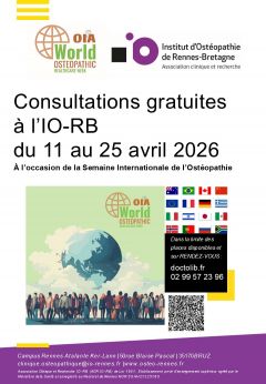 Semaine internationale de l'ostéopathie