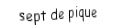 Je suis une carte à jouer. Je viens directement avant le huit, je suis noir mais pas de trefle.